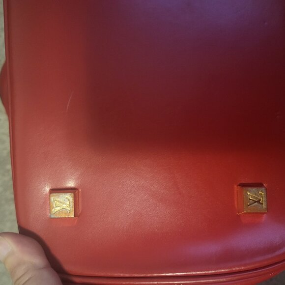 Louis Vuitton Red Suhali Leather Lockit PM Bag - Picture 8 of 16